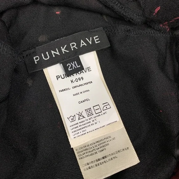 Punk Rave Insurrection Leggings Ripped Leggings Size 2XL - Picture 2 of 6